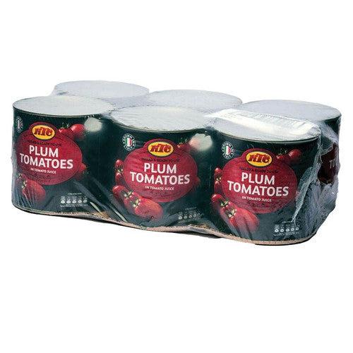 Ktc plum tomato 6 x 2.5kg